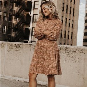 Bohme Velma High Neck Floral Dress